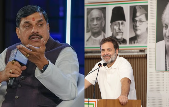 Madhya Pradesh CM Mohan Yadav Criticizes Rahul Gandhi for Not Removing Shoes During Indira Gandhi Tribute